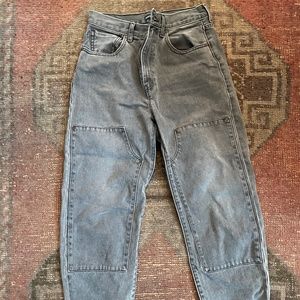 COPY - Levi's Made & Crafted Barrel Crop Gray Jeans - Current Season